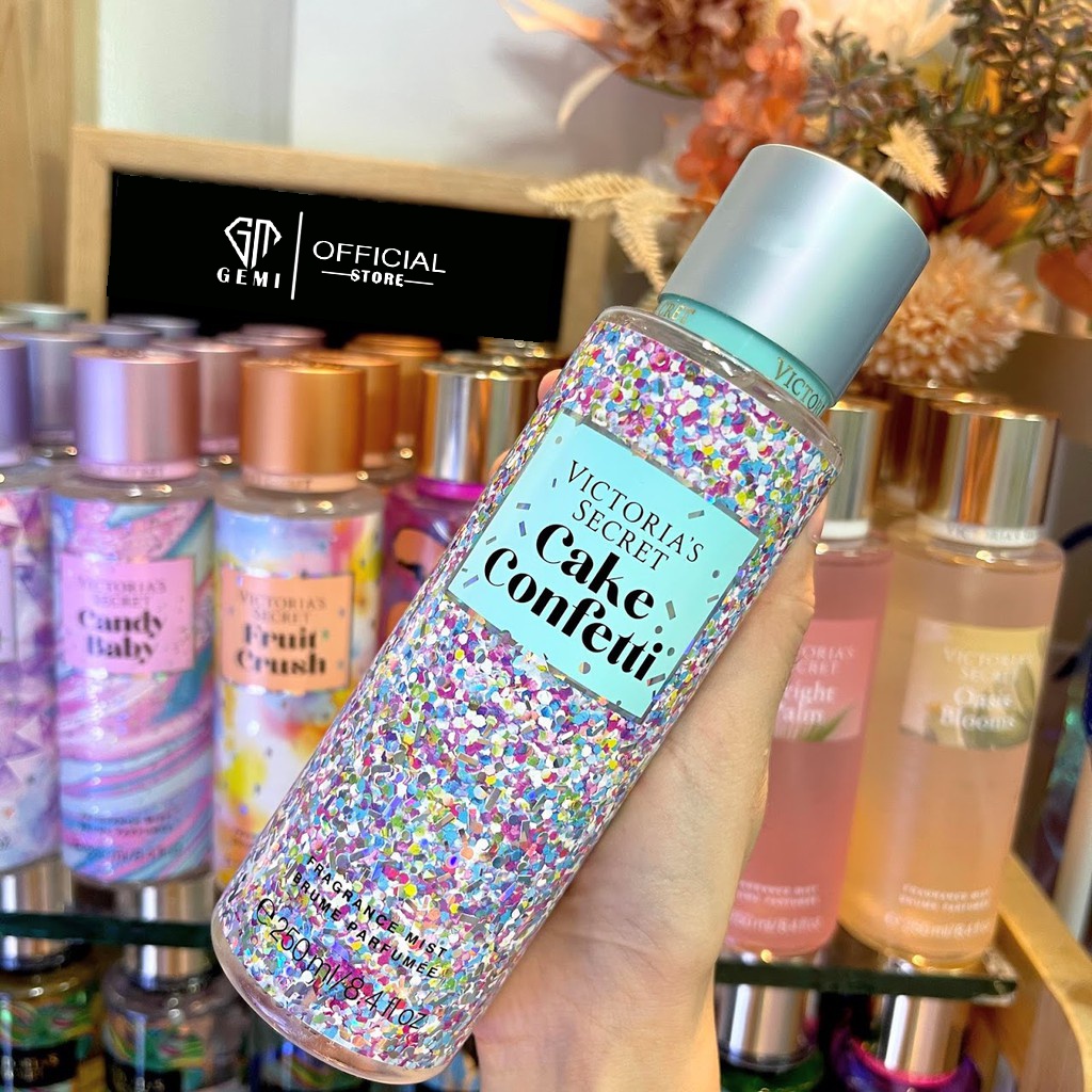Xịt thơm toàn thân body mist Victoria's Secret hương nước hoa 250ml - Set 4 mùi cá tính năng động làm quà cho bạn gái