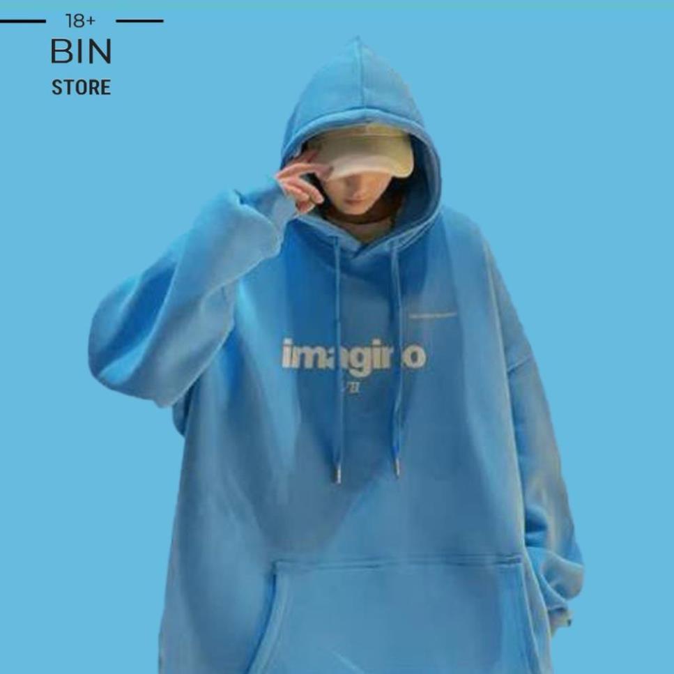 FREESHIP XTRA Áo hoodie in hình họa tiết IMAGINO nỉ bông siêu dày form rộng Unisex