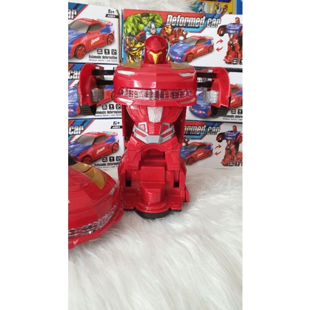 Đồ Chơi Oto Biến Hình Robot, Siêu Nhân Có Đèn Nhạc Cho Bé Trai