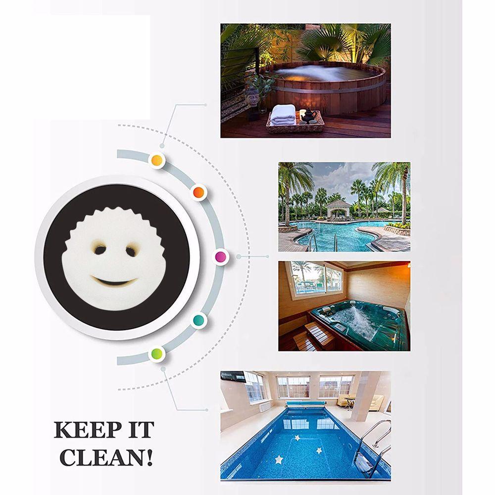 Set 10 Miếng Xốp Lọc Làm Sạch Bể bơi Thấm Hút Dầu