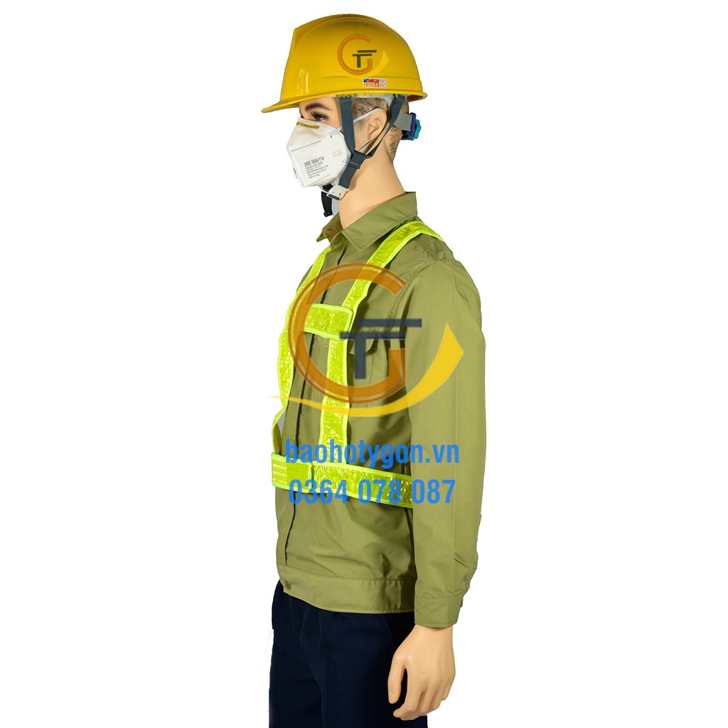 Áo dây phản quang chữ A
