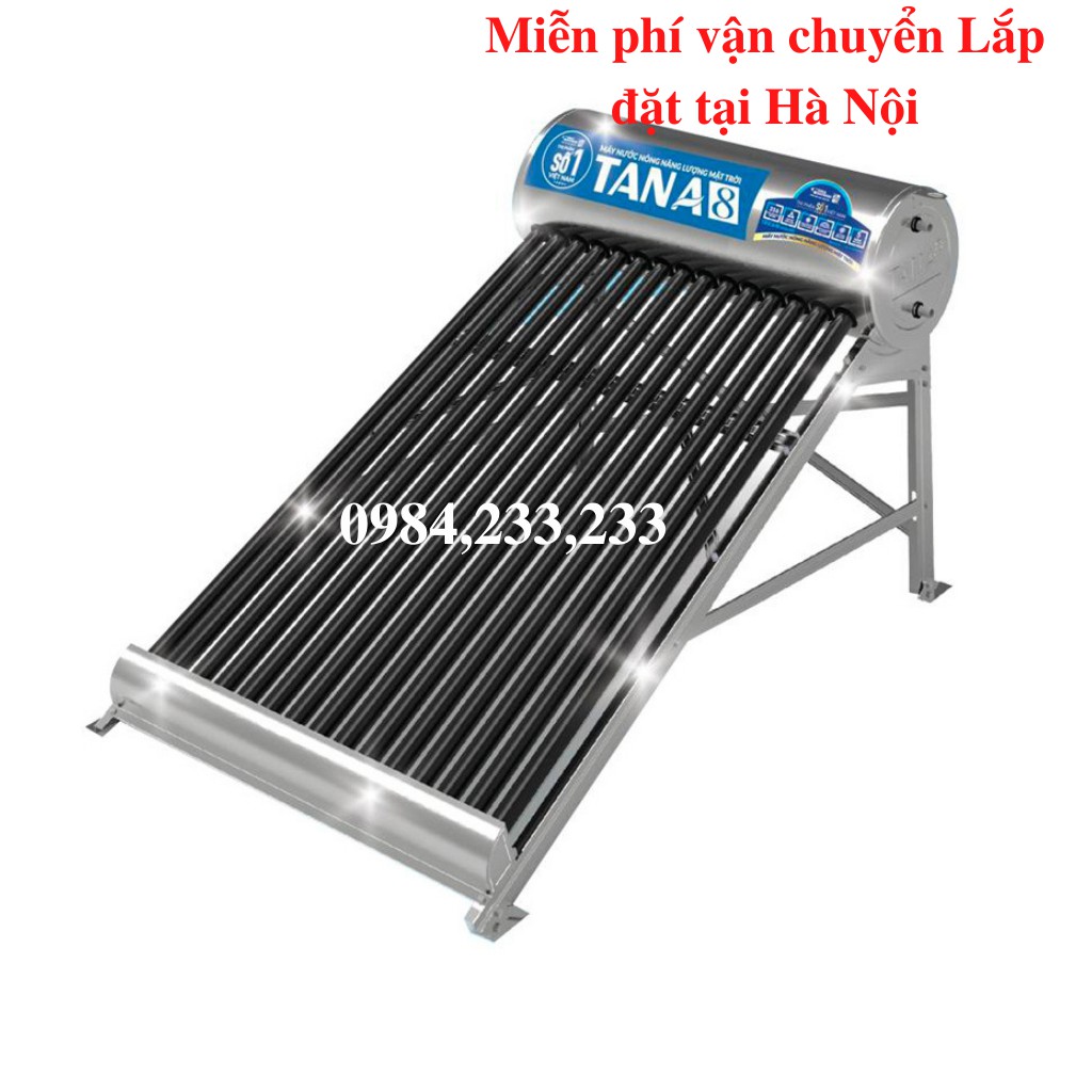 Máy nước nóng năng lượng mặt trời tân á 8 ống trip dung tích 230 lít