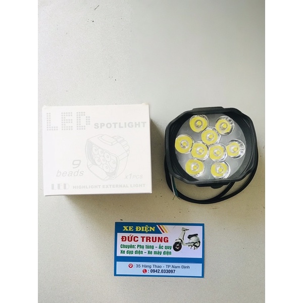 Đèn LED trợ sáng lắp ngoài xe điện, xe máy