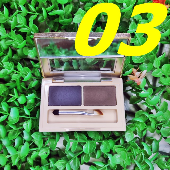 [Sỉ-Rẻ] Bột Tán Mày bền màu, lâu trôi Novo Kèm Cọ Và Gương [Lẻ-Sỉ]