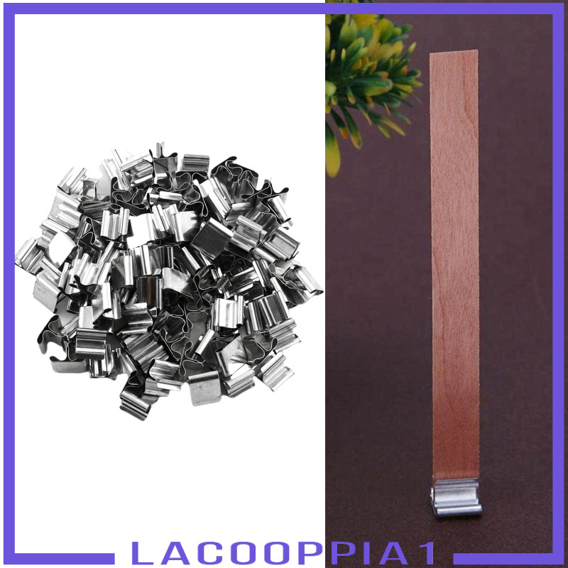 [LACOOPPIA1]Wood Candle Wick Clips for Candle Making and Candle DIY Supplies