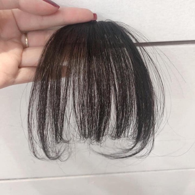 tóc mái mưa làm bằng tóc thật