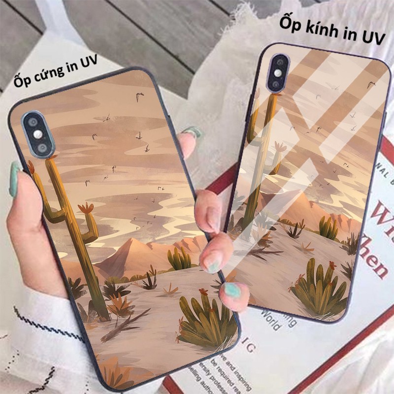 Ốp lưng cao cấp in hình hoàng hôn trên sa mạc độc đáo iphone 6s/6/7/8 plus/x/xr/xs max/11 pro max/12 promax Scenery0018