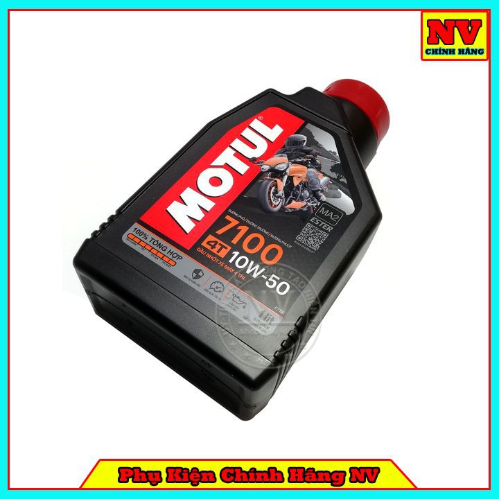 Nhớt Motul 7100 4T 10W50 1L Cho Xe Số