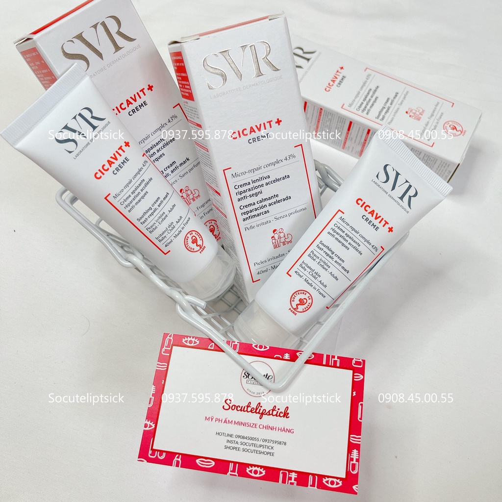 Kem dưỡng làm dịu, phục hồi da SVR Cicavit+ Creme 40ml
