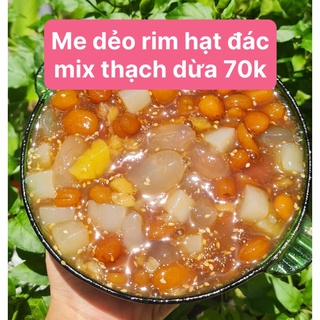  Me dẻo rim hạt đác mix thạch dừa lạ miệng giải nhiệt công thức độc quyền TẶNG KÈM ĐẬU 