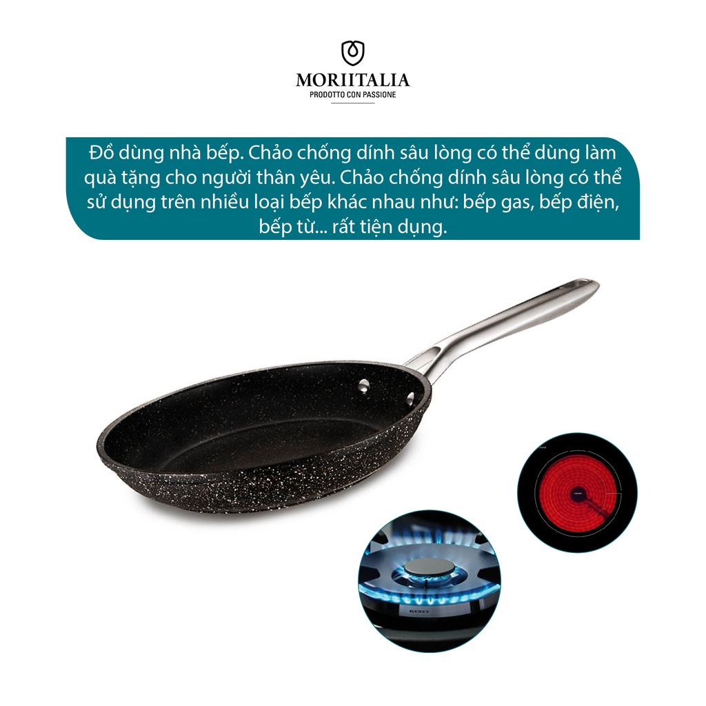 Chảo Moriitalia Bằng Nhôm 24cm LF24F-IC