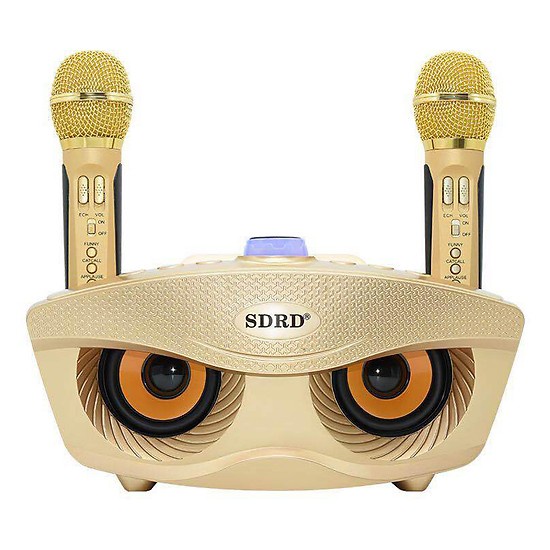 (Mới) Loa Bluetooth Sdrd - 306 , Kèm 2 Mic Không Dây – Loa Không Dây Di Động Cầm Tay