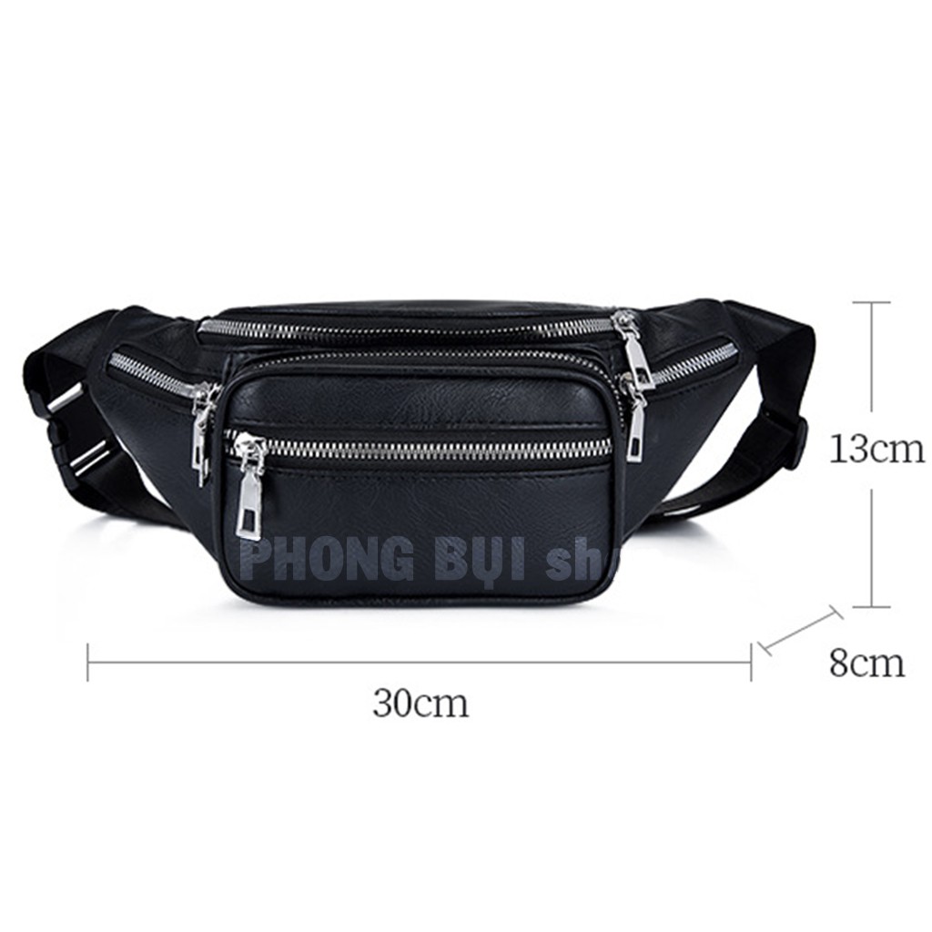 Túi Đeo Chéo Nam Nữ Chất Da Vân Sần Mềm Đẹp Dáng Thời Trang, Túi Bao Tử Nam Nữ Siêu Đẹp | BigBuy360 - bigbuy360.vn