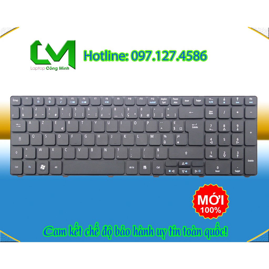 Bàn phím Laptop Acer 5810, 5810T, 5810TG, 5820, 5820T, 5820TG, 5747, 5745, 5745P, 5745G hàng nhập khẩu