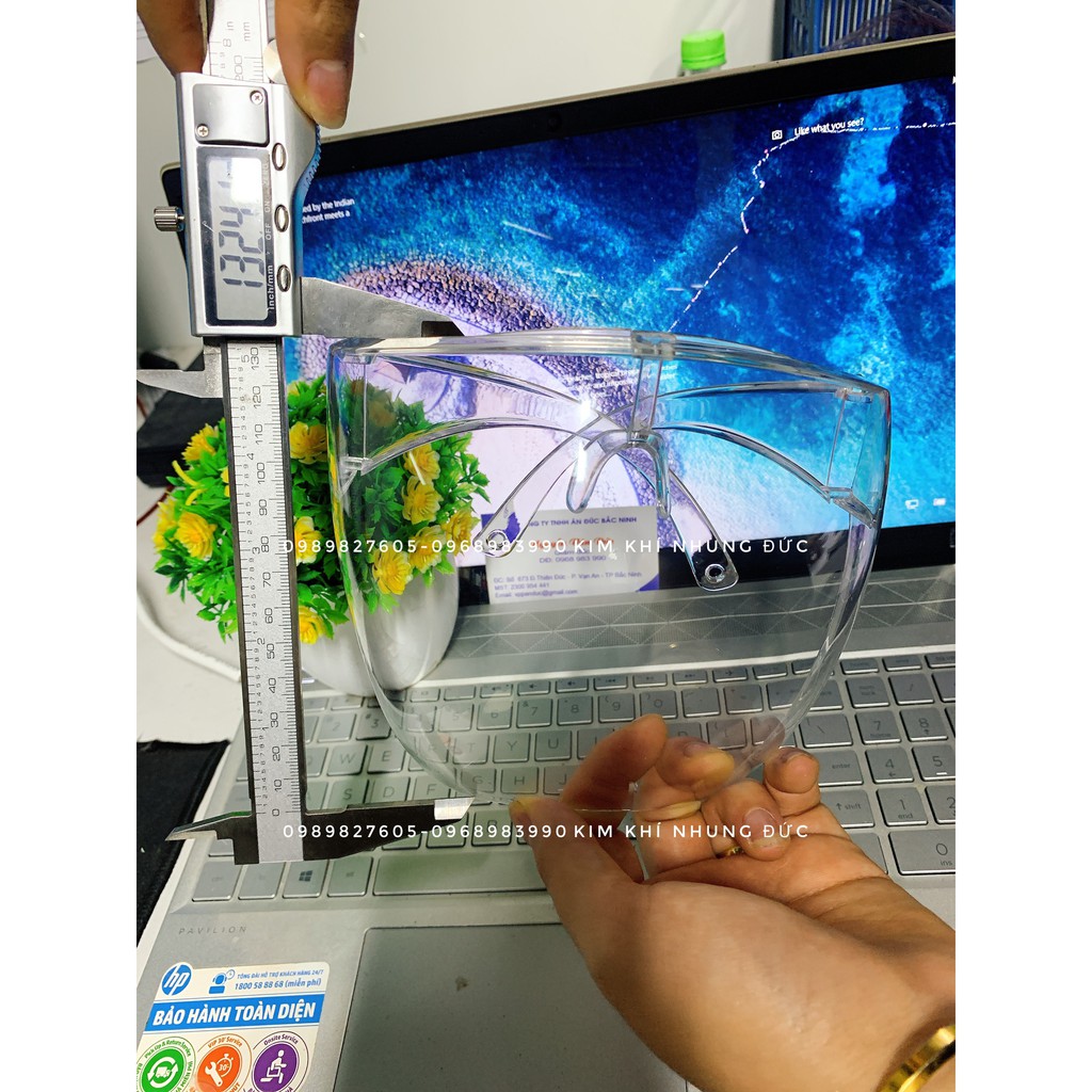 Kính mắt bảo hộ trong suốt chống bắn giọt chống dịch FULL FACE SHIELD loại tốt cả người lớn và trẻ em | BigBuy360 - bigbuy360.vn