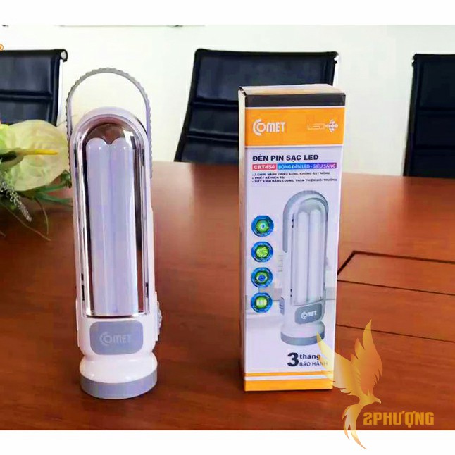 Đèn pin sạc LED Comet [2 in 1] CRT454