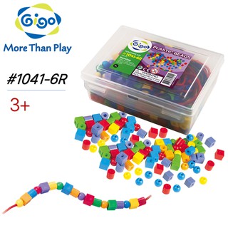 Hộp Gigo toys Xâu chuỗi hạt nhỏ học đếm 311 chi tiết nhiều màu 1041-6RR