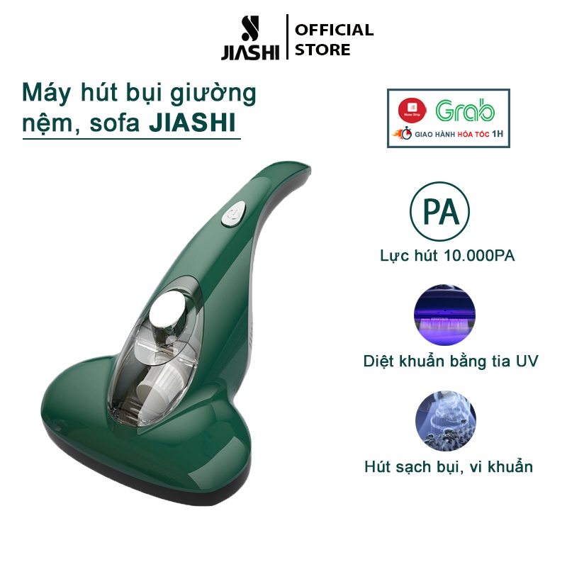 Máy hút bụi giường, nệm, sofa JIASHI CHIGO không dây lực hút 10000PA diệt khuẩn bằng tia UV, làm khô 50 độ C MHN01