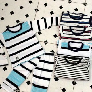FREESHIP ĐƠN 99K_Combo 4 bộ KẺ H&M cho bé