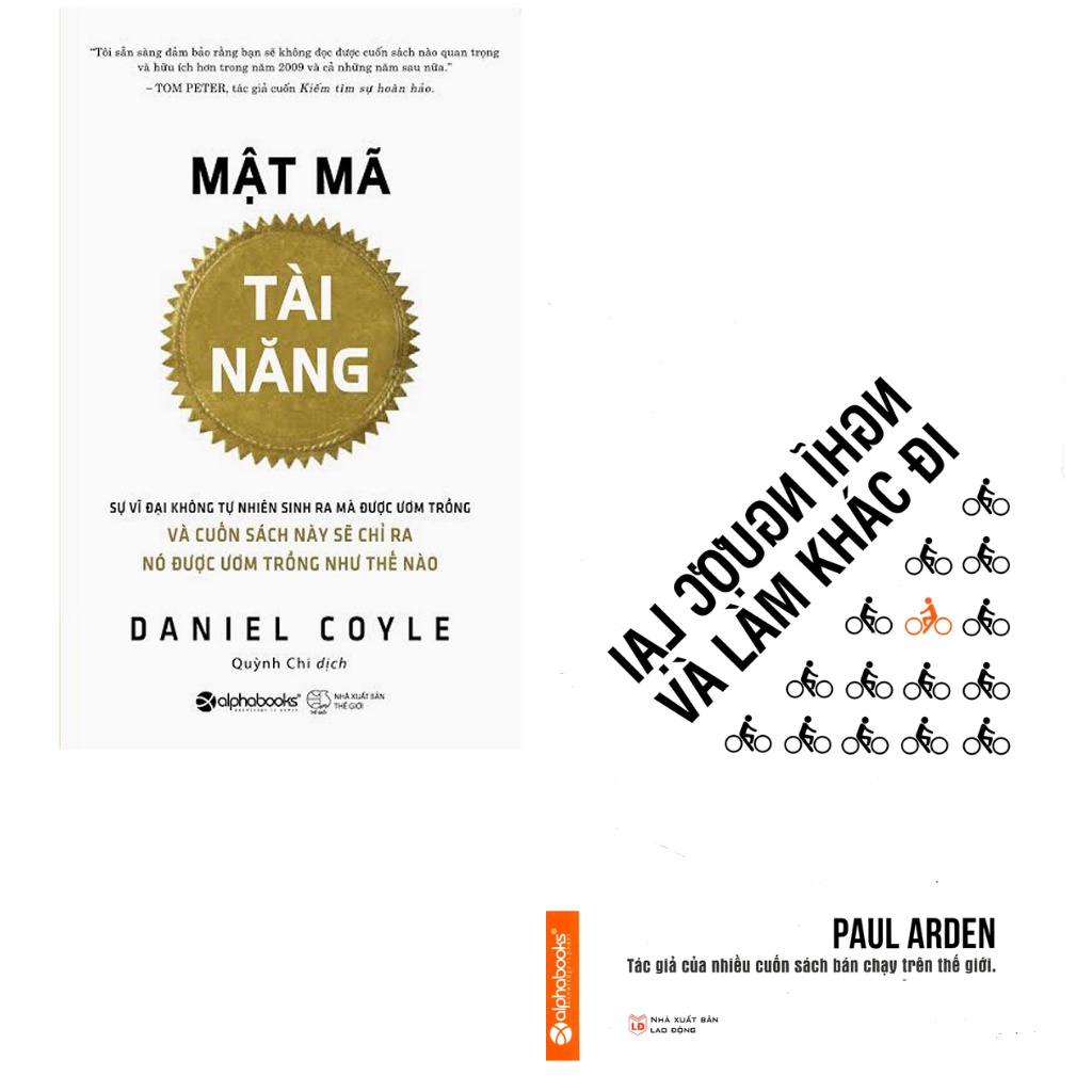 Sách - Combo Mật Mã Tài Năng + Nghĩ Ngược Lại Và Làm Khác Đi (Bộ 2 Cuốn)