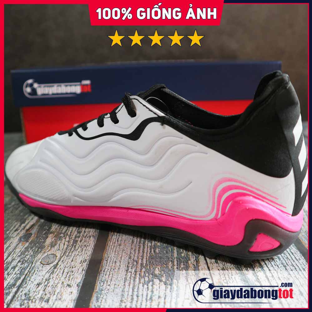 Giày đá banh OEM Copa Sense .1 TF trắng hồng | Da mềm, Ôm chân, Độ bền cao