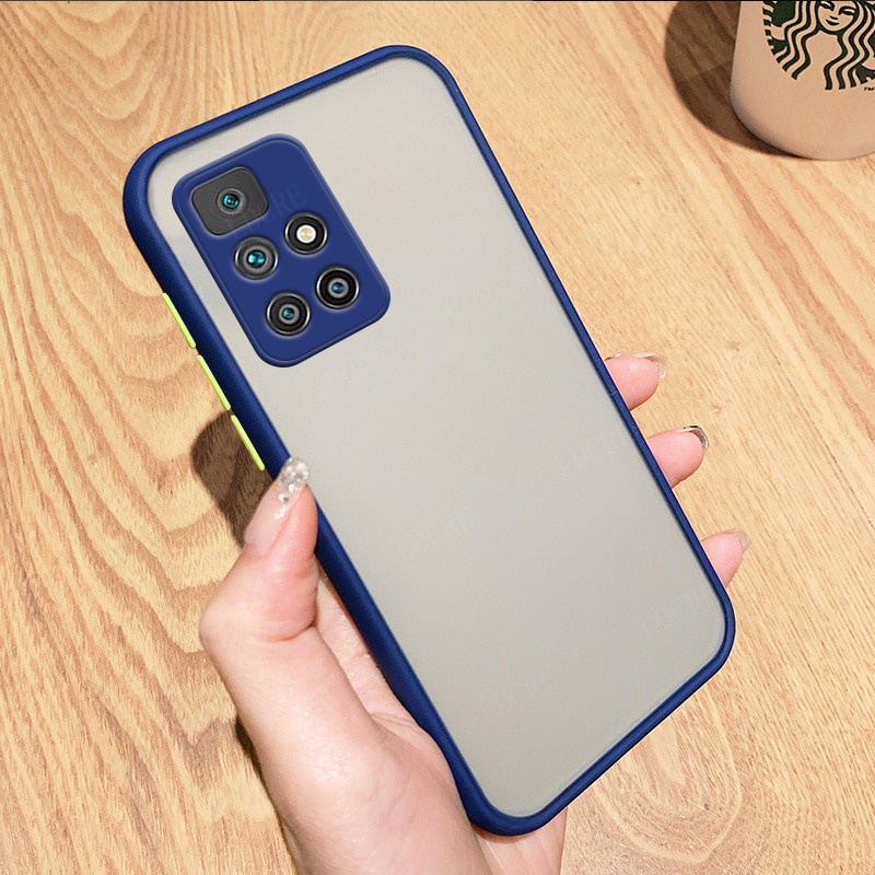 Ốp Điện Thoại Trong Suốt Chống Sốc Cho Xiaomi 11T Pro Redmi 10 Note 11s 10s Pro Max Poco X3 GT Mi 11 Lite