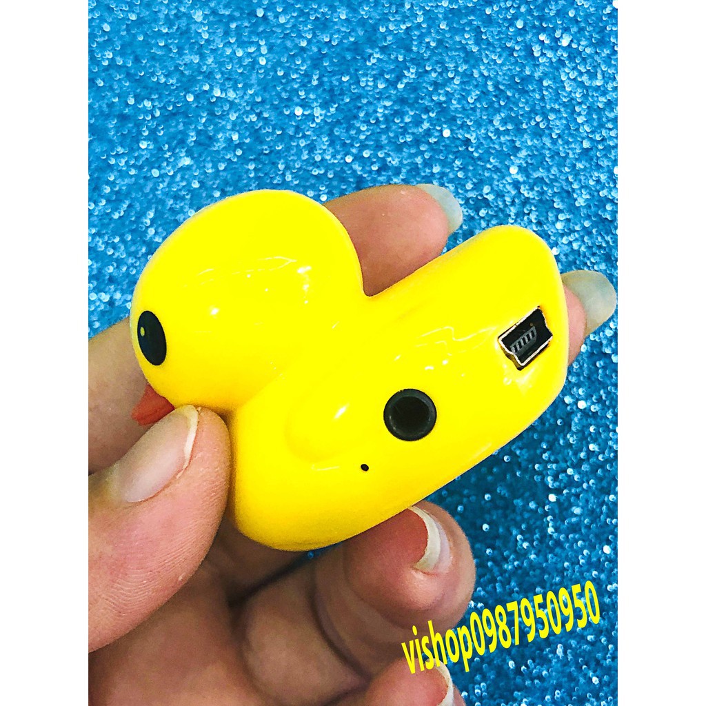 [VỊT VÀNG] Máy nghe nhạc mp3 mini hình chú vịt vàng đáng yêu -Máy nghe nhạc MP3 mini hỗ trợ thẻ nhớ SD TF