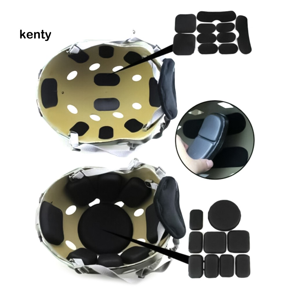 Kt★Set 19 Đệm Xốp EVA Mềm Mại Bảo Vệ Mũ Bảo Hiểm Quân Đội