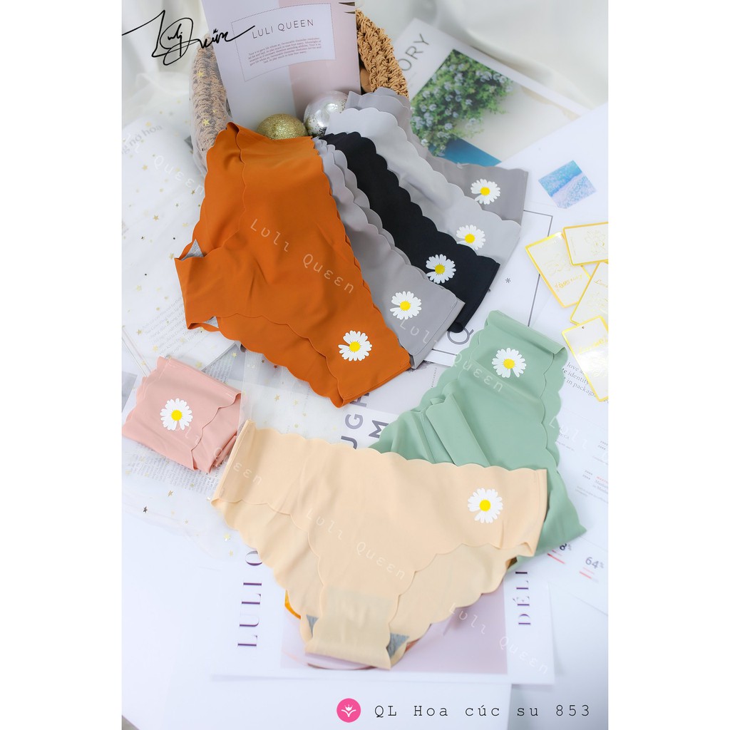 Quần lót su hoa cúc SIÊU XINH mặc mát, không hằn, không lộ viền quần