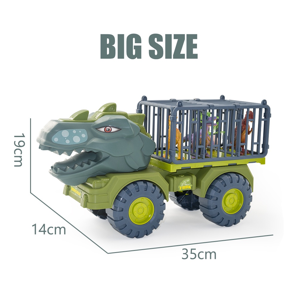 Đồ chơi xe tải xúc đất khủng long SEA SUN TOYS cỡ lớn chống rơi cho bé trai