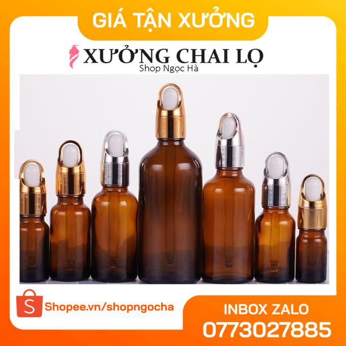 Lọ Chiết Serum ❤ [30ml] Lọ chiết tinh dầu nút giỏ quai xách hoa chiết mỹ phẩm , phụ kiện du lịch