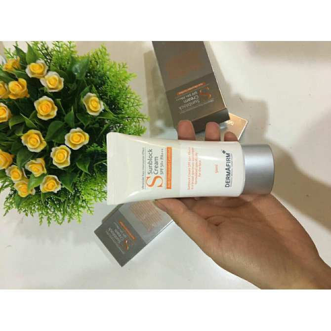 Kem chống nắng vật lý Dermafirm SunBlock Cream SPF 50+ PA+++ Hàn Quốc