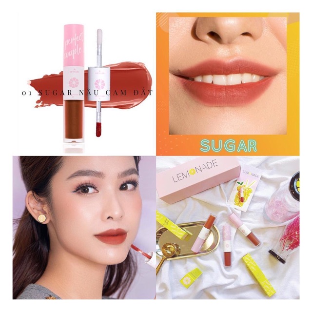 [PHIÊN BẢN MỚI] SON KEM LÌ LEMONADE PERFECT COUPLE LIP