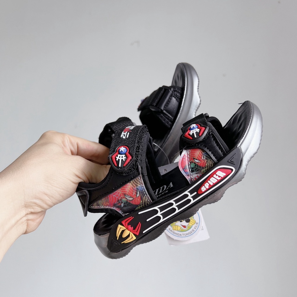 Sandal bé trai - dép quai hậu cho bé kiểu dáng thời trang quai vải tùy chỉnh chống trượt tốt Babybees 213 215 (ảnh thật)
