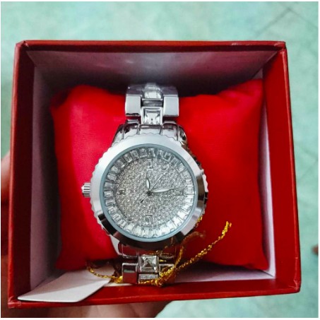 Đồng Hồ Nữ Bee Sister 0755 Case 38mm Mạ Lỳ Đá Sáng (Có Ảnh thật)