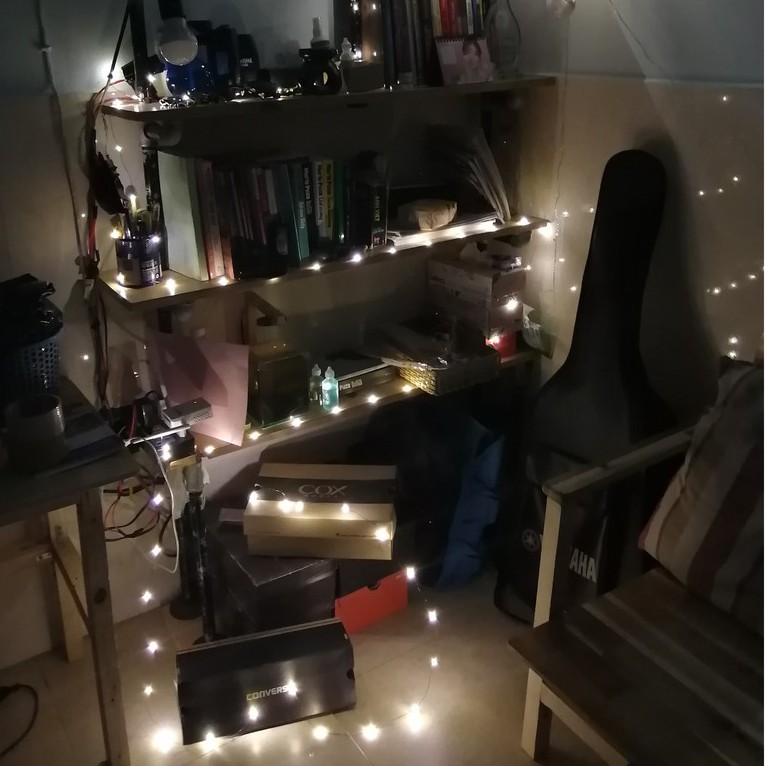 [Dùng PIN] Dây đèn LED đom đóm dùng Pin trang trí phòng ngủ xinh lung linh