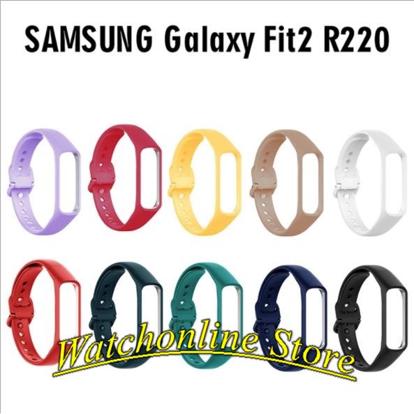 Dây Đeo Silicon Thay Thế Cho Samsung Galaxy Fit 2 Sm-R220