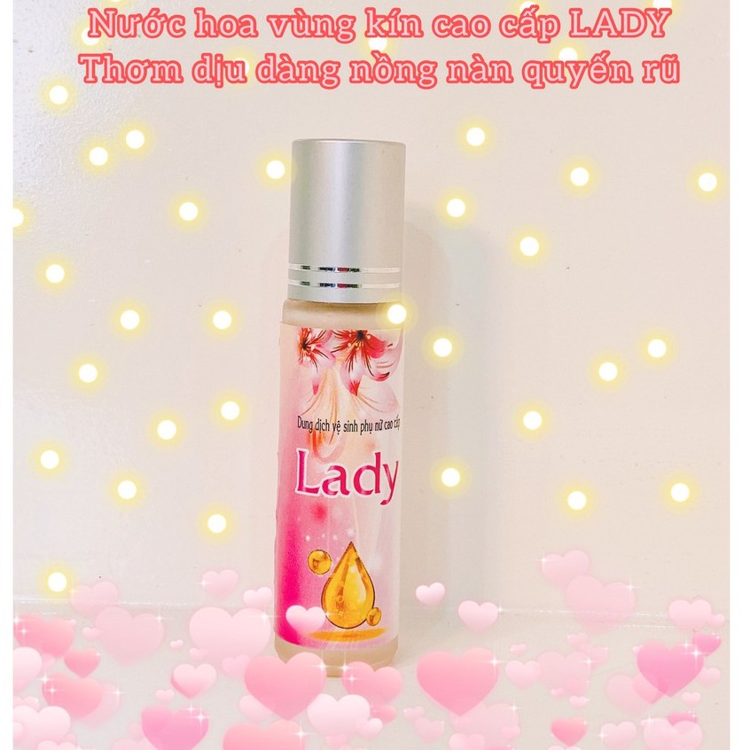 Dung dịch vệ sinh cao cấp Lady Mini(10ML) hương thơm dịu dàng,kháng khuẩn hiểu quả giúp chị em tự tin suốt ngày dài