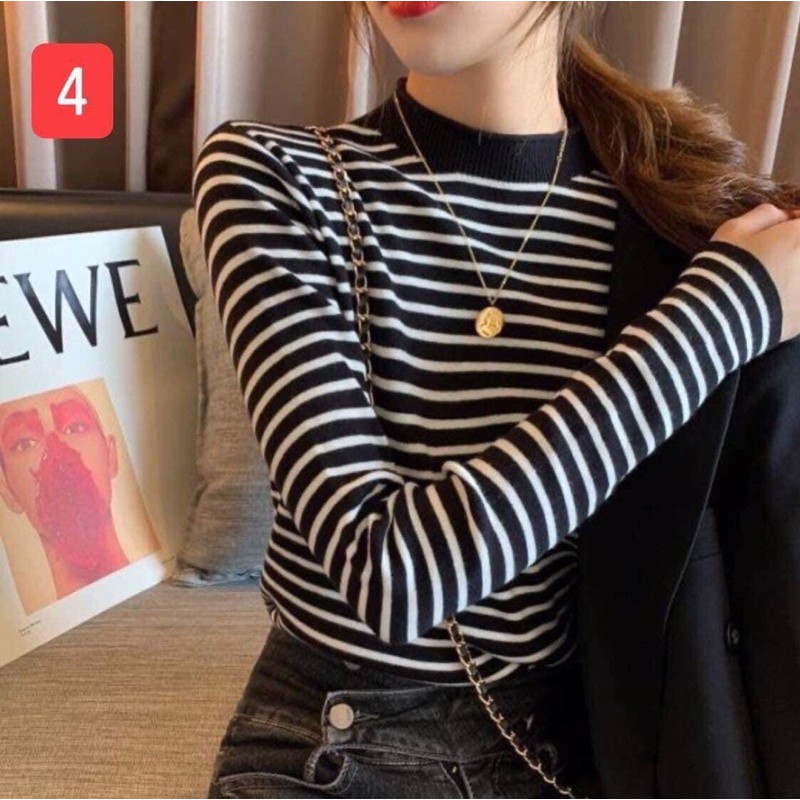 Áo len kẻ 6 màu ( quảng châu) | BigBuy360 - bigbuy360.vn