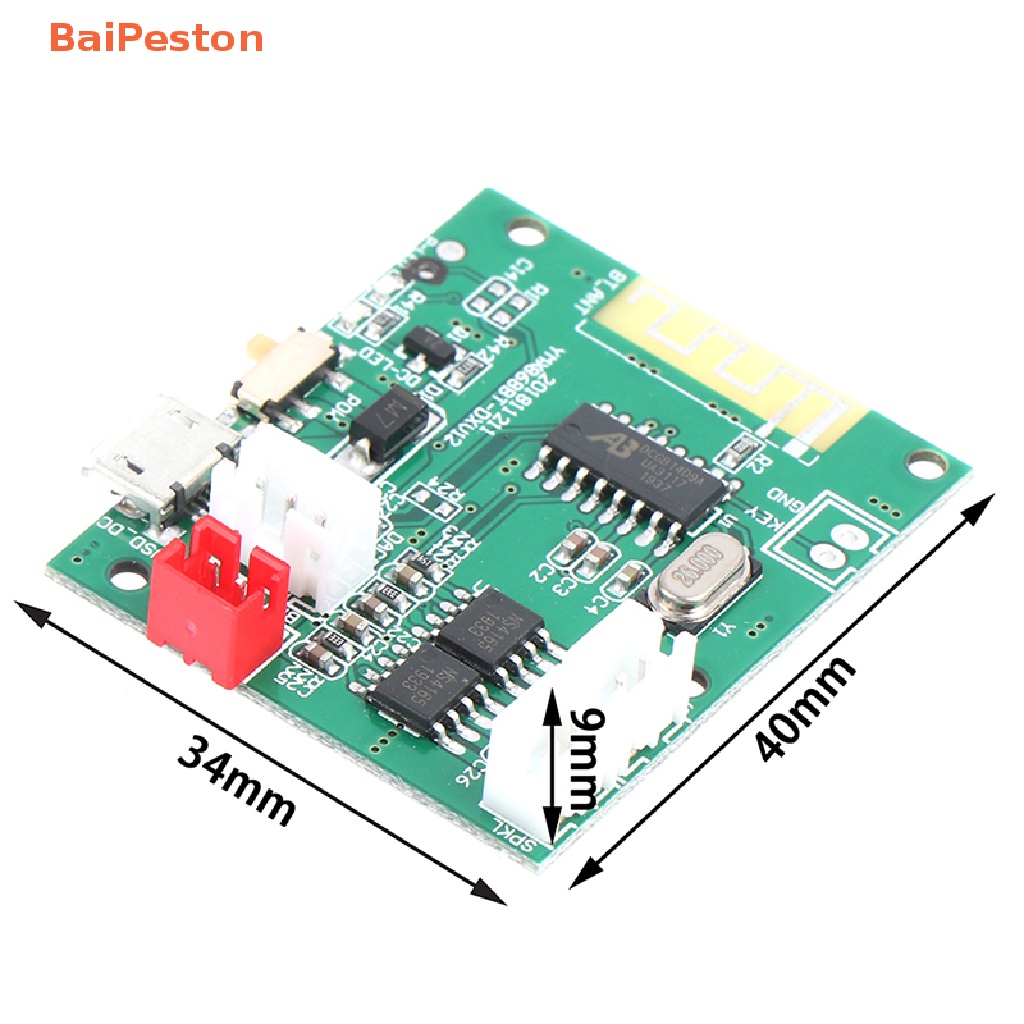 Bảng Mạch Khuếch Đại Âm Thanh Bluetooth 5.0 Mini 5W * 2 Chuyên Dụng
