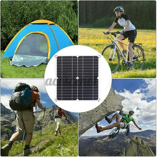 Solar Panel Flexible Monocrystalline Battery Charge with Dual High Efficiency