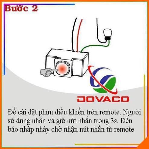 Hạt công tắc điều khiển từ xa IR+RF kết hợp RI02