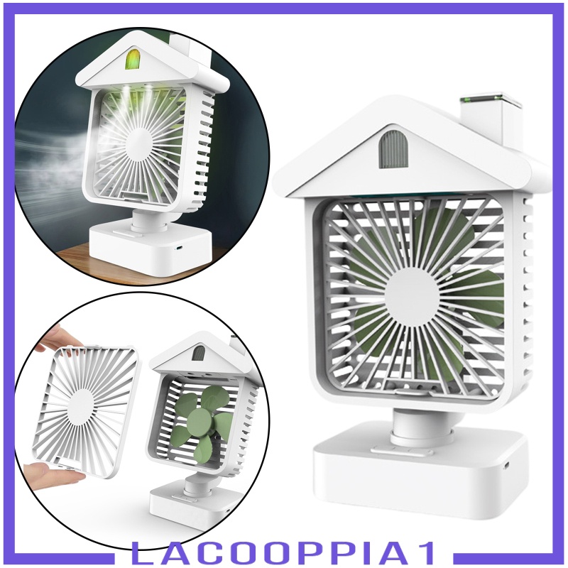 [LACOOPPIA1] Portable Mini Air Conditioner Water Cooling Fans for Bedroom Kitchen