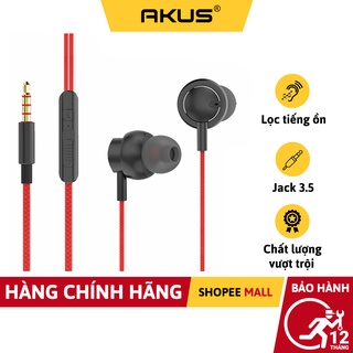 Tai nghe nhét tai akus tna1102 - hàng chính hãng bảo hành 12 tháng - akus