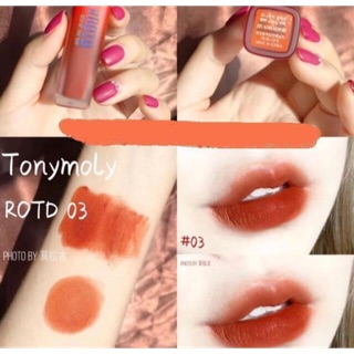 SON KEM LÌ TONYMOLY ROTD RED OF THE DAY VELVET