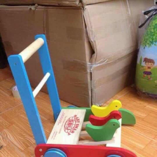 [Hot]-XE TẬP ĐI 3 CON GÀ CON DÀNH CHO TRẺ