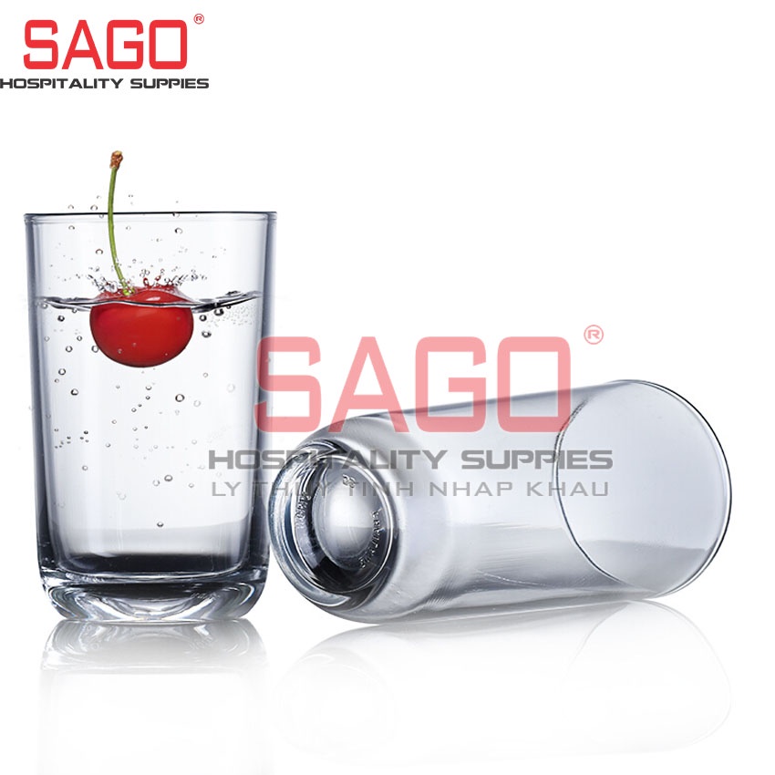 Ly Thủy Tinh Union Cafe Đáy Bầu Lỡ 280ml , Nhập Khẩu Thái Lan