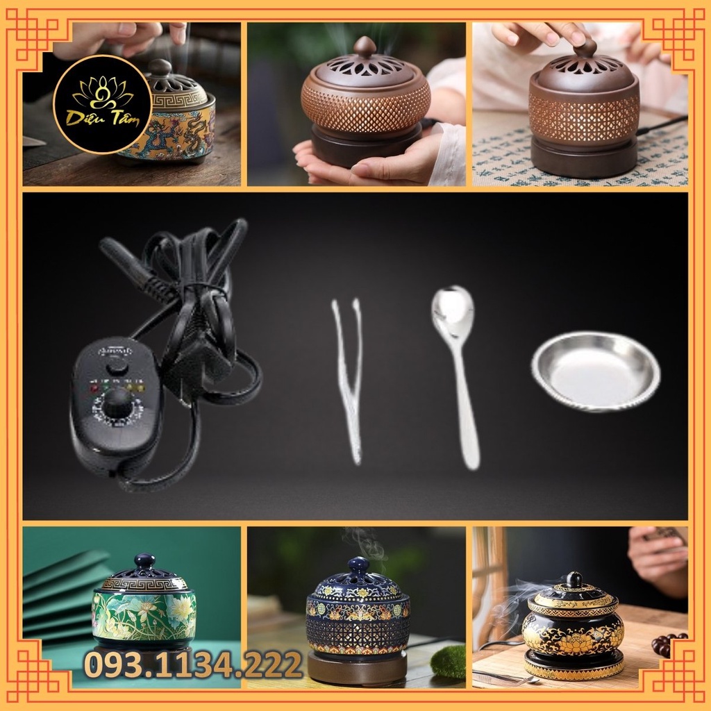 Phụ kiện lư xông trầm hương- dành cho lư điện xông trầm