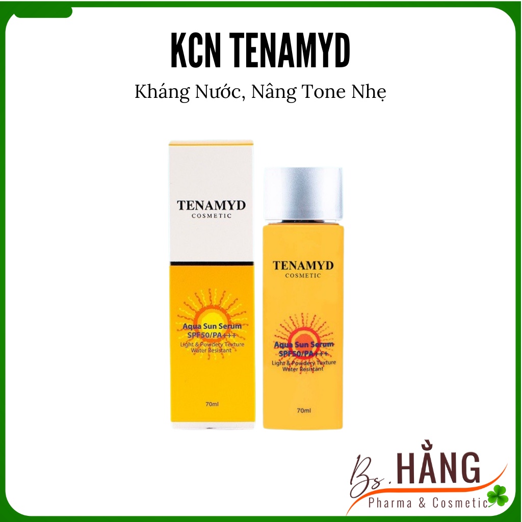 ✅[Chính Hãng] Tenamyd -  Huyết Thanh Chống Nắng Tenamyd Cosmetic - Aqua Sun Serum SPF 50/ PA+++, 70ml