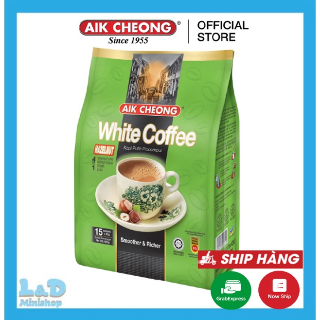 Cà Phê Trắng White Coffee AIK Hạt Dẻ Malaysia